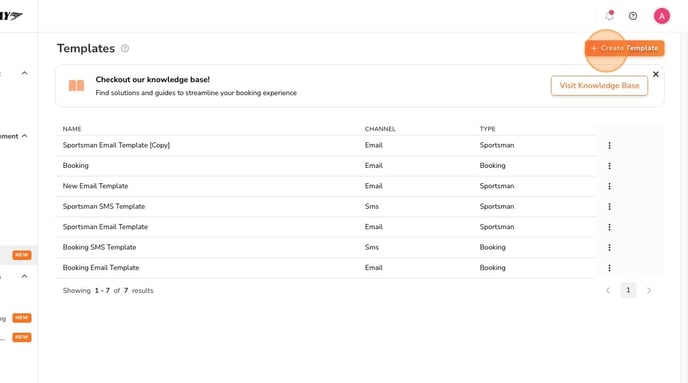 Create and Edit a New SMS Template - Step 2