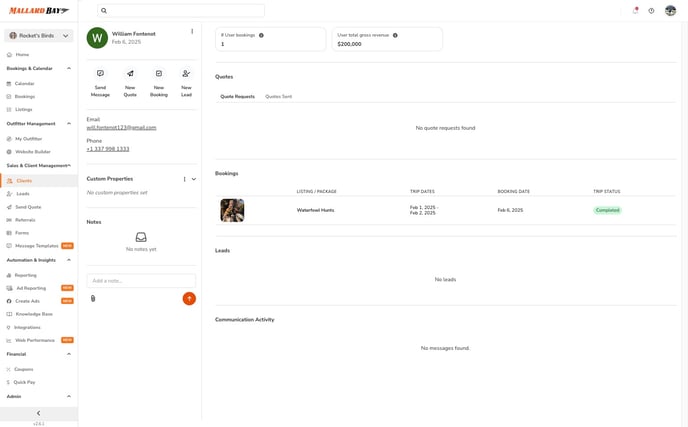 details and leave notes