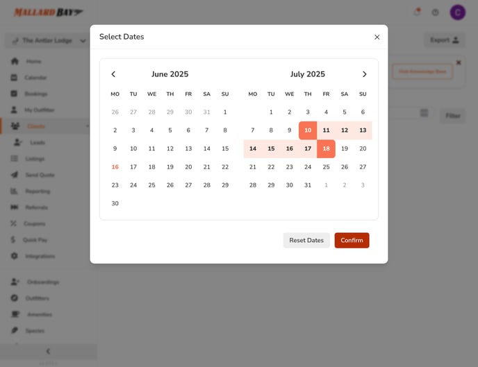 Export Client Notes for Specific Dates - Step 13