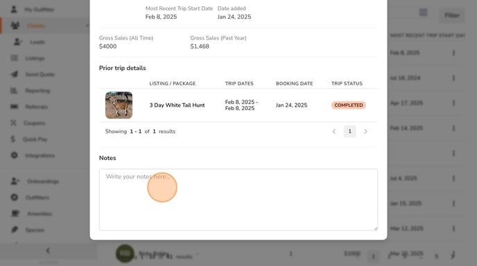 Export Client Notes for Specific Dates - Step 3