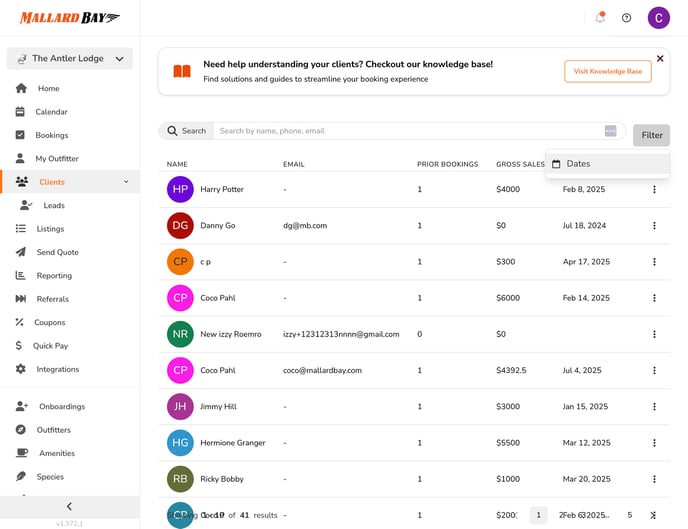 Export Client Notes for Specific Dates - Step 8