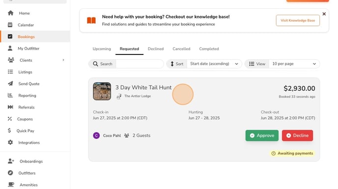 How To Approve And Edit Trip Bookings - Step 3